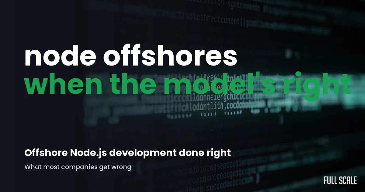 offshore-nodejs hero, Full Scale