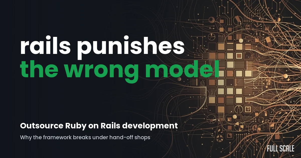 outsource-ruby-on-rails hero, Full Scale