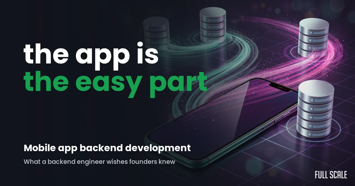 mobile-app-backend-development hero — Full Scale