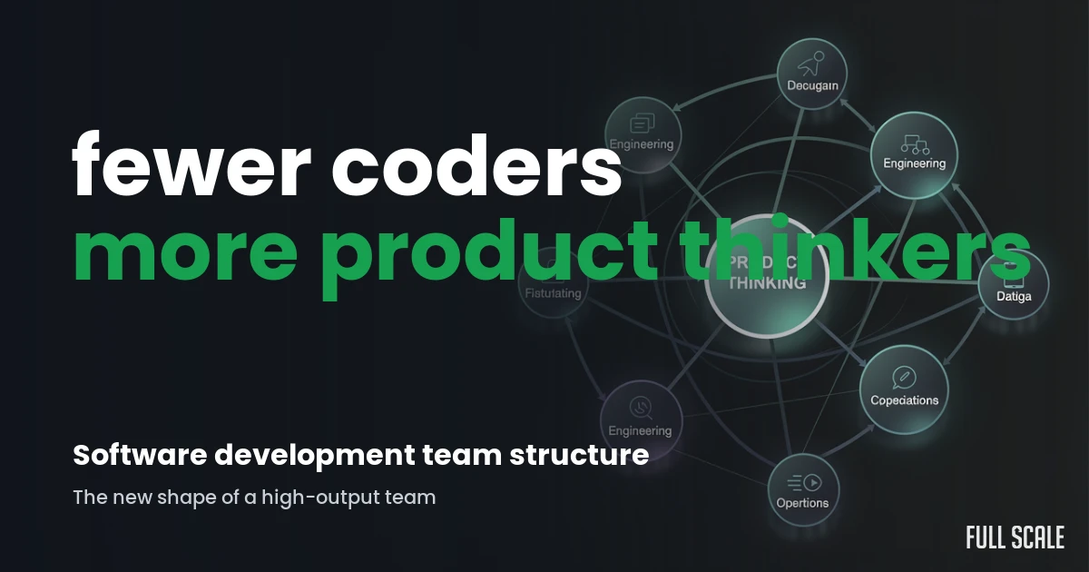 software-development-team-structure hero, Full Scale