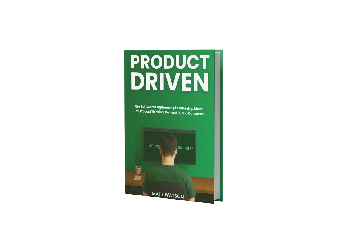 Product Driven by Matt Watson, book cover