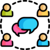Team Communication Icon Team Communication Icon